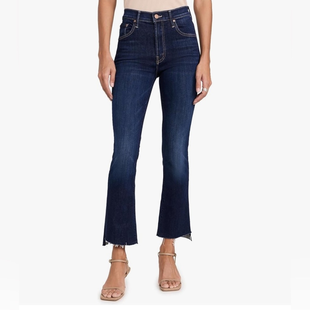 Mother The Insider Crop Step Fray, Off Limits Size 28